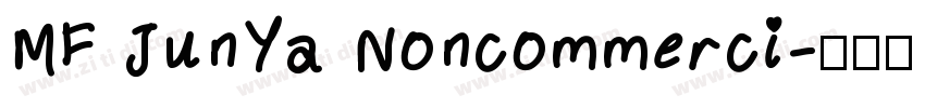 MF JunYa Noncommerci字体转换